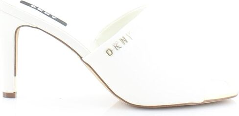 DKNY Womens Bronx Faux Leather Slip On Mules White 7 Medium (B,M) in Saudi Arabia