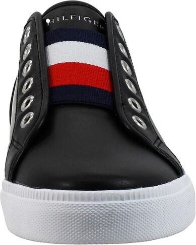 Tommy Hilfiger Women's Anni Slip-On Sneaker, Black Smooth, 9 M US in Kuwait