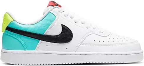 حذاء رياضي نسائي من Nike Court Vision منخفض، أبيض/متعدد، 11 عادي أمريكي in Saudi Arabia