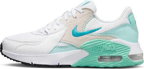 حذاء Nike Air Max Excee للنساء (CD5432-127، أبيض/Jade ICE/أسود/Teal Nebula) مقاس 10.5 in Kuwait