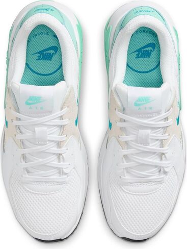 حذاء Nike Air Max Excee للنساء (CD5432-127، أبيض/Jade ICE/أسود/Teal Nebula) مقاس 10.5 in Kuwait