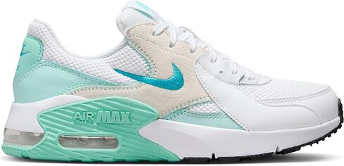 حذاء Nike Air Max Excee للنساء (CD5432-127، أبيض/Jade ICE/أسود/Teal Nebula) مقاس 10.5 in Kuwait