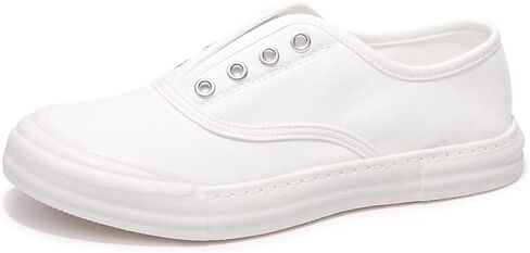 حذاء رياضي نسائي من القماش سهل الارتداء بجزء علوي منخفض من أحذية المشي الكاجوال in Kuwait