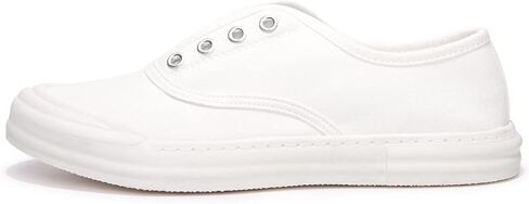 حذاء رياضي نسائي من القماش سهل الارتداء بجزء علوي منخفض من أحذية المشي الكاجوال in Kuwait