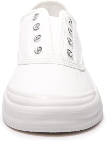 حذاء رياضي نسائي من القماش سهل الارتداء بجزء علوي منخفض من أحذية المشي الكاجوال in Kuwait