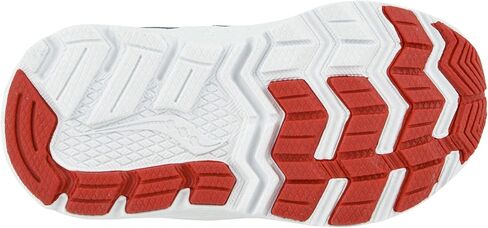 Saucony Kids Baby Boy's S-Cohesion 13 Jr (طفل صغير) أزرق/رمادي/أحمر جلد/شبكي in Saudi Arabia