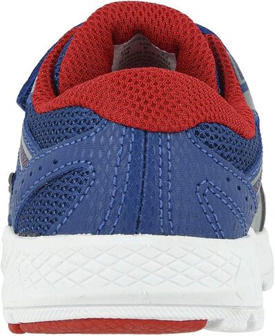 Saucony Kids Baby Boy's S-Cohesion 13 Jr (طفل صغير) أزرق/رمادي/أحمر جلد/شبكي in Saudi Arabia