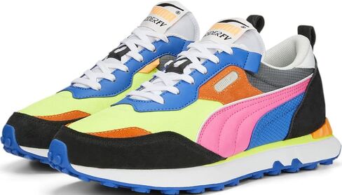 Puma - حذاء رجالي Rider Fv Future Vintage، المقاس: 8 M US، اللون: Lime Squeeze/Puma Black/Puma Royal in Kuwait