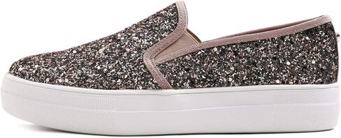FEVERSOLE Women's Fashion Slip On Sneaker Casual Platform Loafers in Saudi Arabia