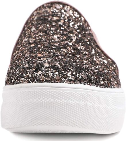 FEVERSOLE Women's Fashion Slip On Sneaker Casual Platform Loafers in Saudi Arabia