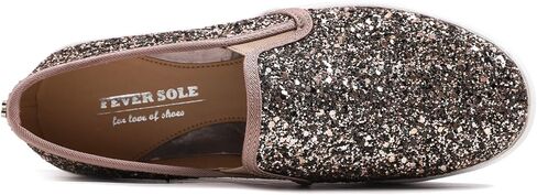 FEVERSOLE Women's Fashion Slip On Sneaker Casual Platform Loafers in Saudi Arabia