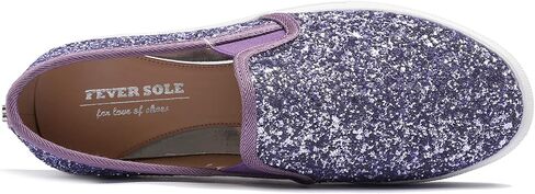 FEVERSOLE Women's Fashion Slip On Sneaker Casual Platform Loafers in Saudi Arabia