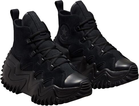 حذاء رياضي كونفيرس رن ستار موشن هاي للنساء باللون الأسود 10 نساء/8.5 رجال in Kuwait