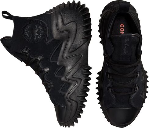 حذاء رياضي كونفيرس رن ستار موشن هاي للنساء باللون الأسود 10 نساء/8.5 رجال in Kuwait