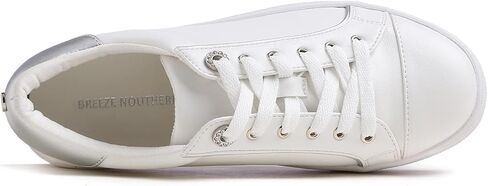 حذاء رياضي نسائي أنيق من الجلد النباتي خفيف الوزن للحفلات in Kuwait