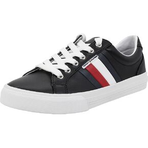 Tommy Hilfiger Women's Lightz, Black Smooth, 6.5