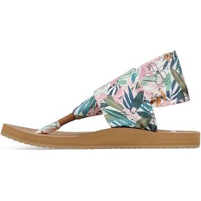 Sanuk Sling Soft Top Tropical Pink/Green 10 B (M)