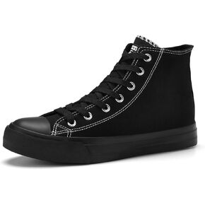 Womens High Top Sneakers for Women Classic Lace Up Cotton Canvas Shoes Womens Casual Canvas Walking Shoes