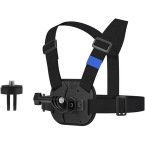 BTG Sports Camera Quick Release Vest Chest Strap for DJI Pocket 3 2 Action 4 3 Insta360 X4 X3 Go 3 Action Camera Accessories Chest Band Chest Mount Chest Strap