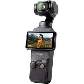 DJI Osmo Pocket 3, Vlogging Camera with 1'' CMOS & 4K/120fps Video, 3-Axis Stabilization, Fast Focusing, Face/Object Tracking, 2" Rotatable Touchscreen, Small Video Camera for Photography, YouTube