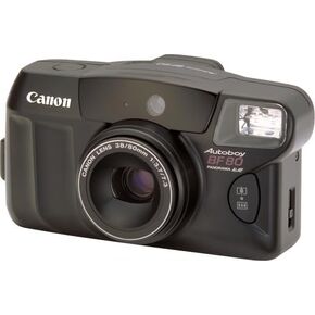 Canon, Inc. Canon Sure Shot 80 Tele SAF 35mm Film Camera w/Canon Lens 38/80mm 1:3.7/7.3 Lens Camera (Black Color Version) (Renewed)