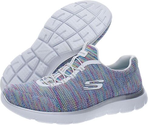 حذاء رياضي نسائي من Skechers Sport SummitsForever Glowing مقاس 6 BM US WhiteMulti in Saudi Arabia