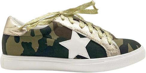 Multi-Fabric Lace-Up Fashion Sneaker in Saudi Arabia