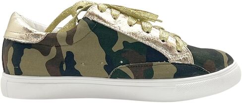 Multi-Fabric Lace-Up Fashion Sneaker in Saudi Arabia