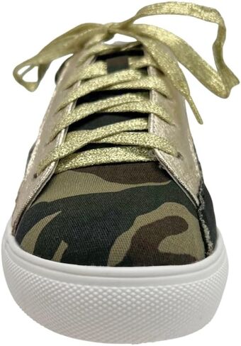 Multi-Fabric Lace-Up Fashion Sneaker in Saudi Arabia