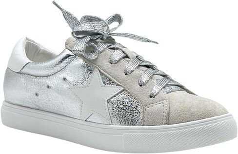 Multi-Fabric Lace-Up Fashion Sneaker in Saudi Arabia