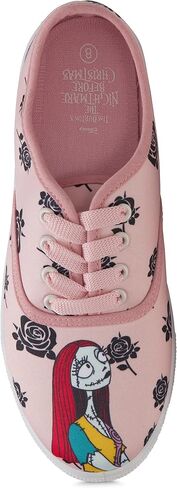 Disney Ladies Jack Skellington Shoes - Ladies The Nightmare Before Christmas Lace Up Canvas Sneakers - Jack Skellington Canvas Lace up Sneakers in Saudi Arabia