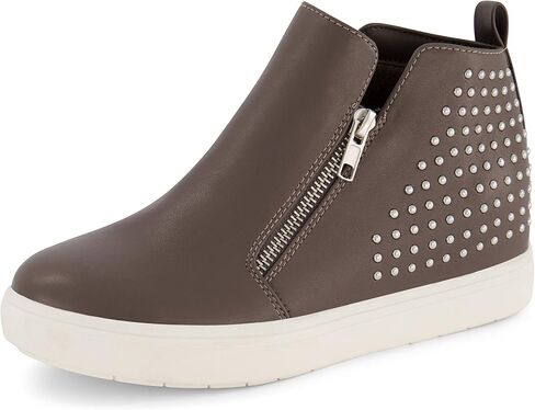 CUSHIONAIRE Women's Hollywood studded Hidden Wedge sneaker +Memory Foam in Saudi Arabia