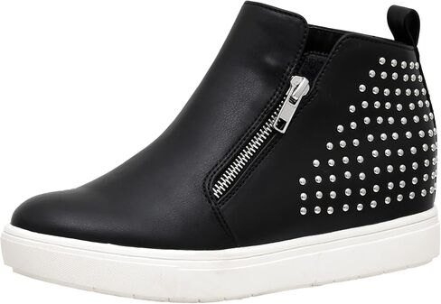 CUSHIONAIRE Women's Hollywood studded Hidden Wedge sneaker +Memory Foam in Saudi Arabia