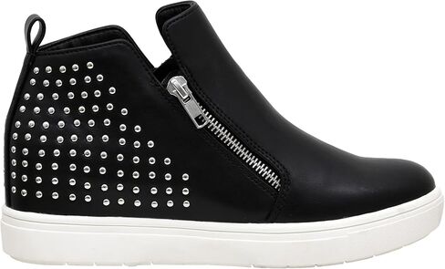 CUSHIONAIRE Women's Hollywood studded Hidden Wedge sneaker +Memory Foam in Saudi Arabia