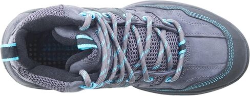 Honeywell Oliver 5" Leather & Mesh Women's Steel Toe Sneakers, Black & Blue (OL21112) in Saudi Arabia