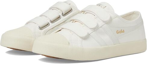 Gola Women's Coaster Strap Sneaker, Off-White/Off-White, 6.5 in Saudi Arabia
