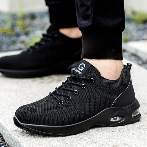 Steel Toe Sneakers for Men Women Lightweight Work Shoes Slip Resistant Safety Shoes Indestructible Construction Shoe in Saudi Arabia