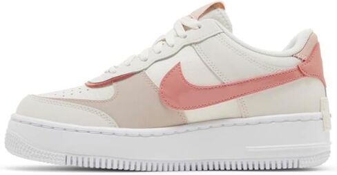 Nike AF1 Shadow Womens DZ1847-001 فانتوم/أحمر ستاردست Sz 6.5 نانومتر in Saudi Arabia