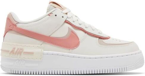 Nike AF1 Shadow Womens DZ1847-001 فانتوم/أحمر ستاردست Sz 6.5 نانومتر in Saudi Arabia