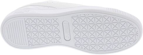 حذاء رياضي نسائي من الجلد من PUMA Vikky v3 مقاس 65 BM US WhiteWhiteSilver in Saudi Arabia