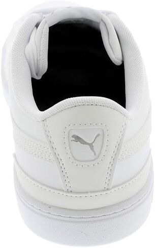 حذاء رياضي نسائي من الجلد من PUMA Vikky v3 مقاس 65 BM US WhiteWhiteSilver in Saudi Arabia