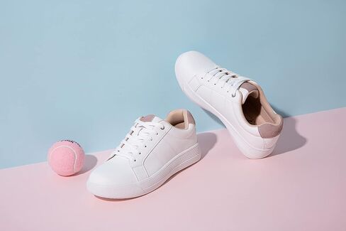 حذاء رياضي نسائي من Vepose CZR8013 بأربطة مقاس 8 (CZR8013 أبيض وردي 07) in Kuwait