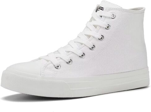 Womens High Top Sneakers for Women Classic Lace Up Cotton Canvas Shoes Womens Casual Canvas Walking Shoes in Saudi Arabia