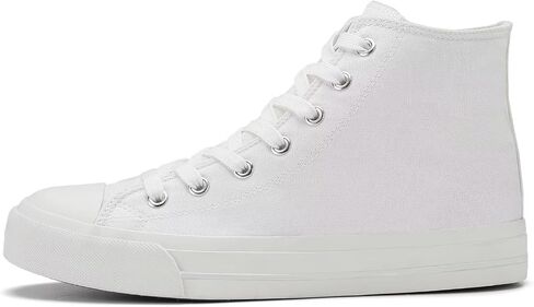 Womens High Top Sneakers for Women Classic Lace Up Cotton Canvas Shoes Womens Casual Canvas Walking Shoes in Saudi Arabia
