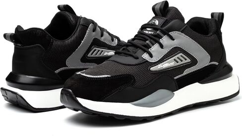 Steel Toe Sneakers for Men Women Lightweight Safety Work Shoes Comfortable Sneakers Slip-Resistant Composite Toe Shoes for Construction in Saudi Arabia