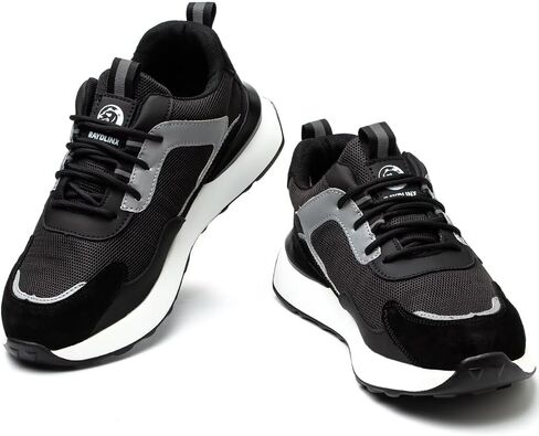 Steel Toe Sneakers for Men Women Lightweight Safety Work Shoes Comfortable Sneakers Slip-Resistant Composite Toe Shoes for Construction in Saudi Arabia