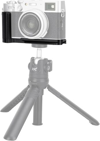 X100VI Handgrip,Metal Hand Grip L-Shape Bracket for FUJIFILM X100VI Only, X100VI Baseplate Holder with Quick Release Plate for Arca,Extra 1/4"-20 Tripod Hole & Hand Strap Hole Black(Not Fits X100V) in Saudi Arabia