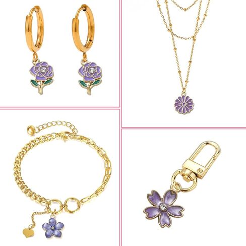 DanLingJewelry 50 قطعة 10 أنماط دلاية قلب الحب الأحمر المعلقات موضوع عيد الأم دلايات لأقراط قلادة السوار in Kuwait