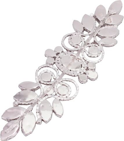 Phicmanlo Bling Sew على حجر الراين زين مع كريستال أكبر لتزيين المجوهرات الراقصة (الفضة ab) in Kuwait