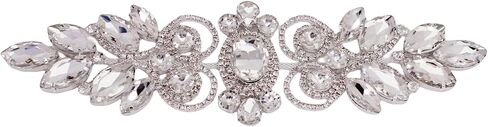 Phicmanlo Bling Sew على حجر الراين زين مع كريستال أكبر لتزيين المجوهرات الراقصة (الفضة ab) in Kuwait